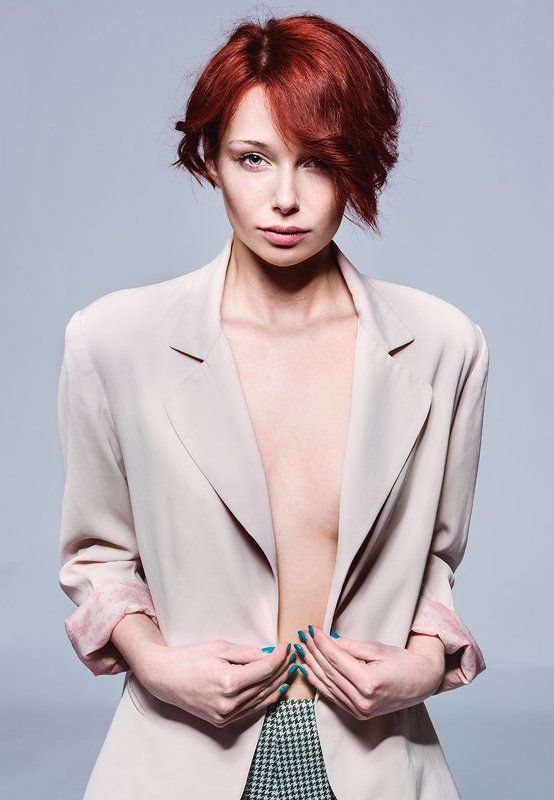 Beautiful, Beauty, Girl, Polishgirl, Red, Redhead, Studio Kasiaphoto preview