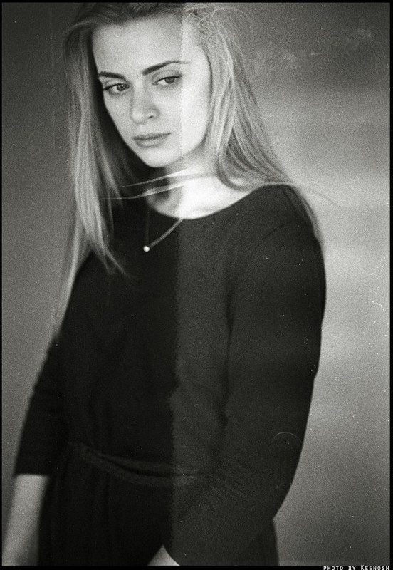 портрет, чб, пленка, 135тип Апполинарияphoto preview