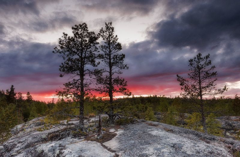 Закат на Ладогеphoto preview