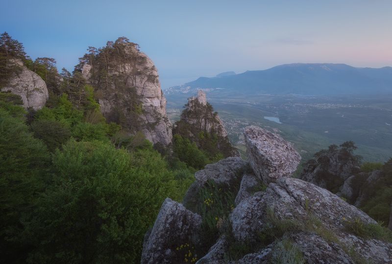крым, закат, горы, демерджи Над долиной привиденийphoto preview