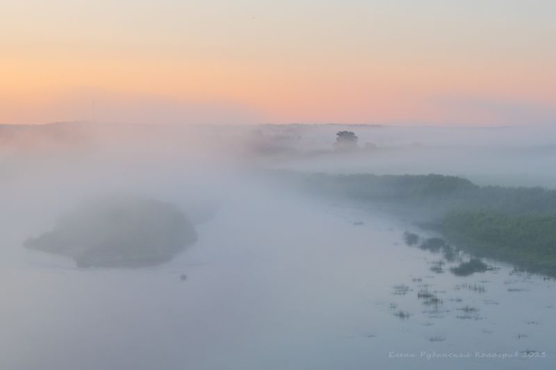 туман, пейзаж, кологрив, кологривский район, река, унжа, утро, рассвет, костромская область Магия кологривских тумановphoto preview