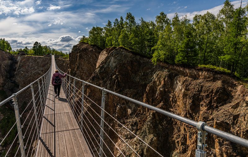 Хакассия, Путешествие, Туимский провал, Весна, Скалы Дорожка к небуphoto preview