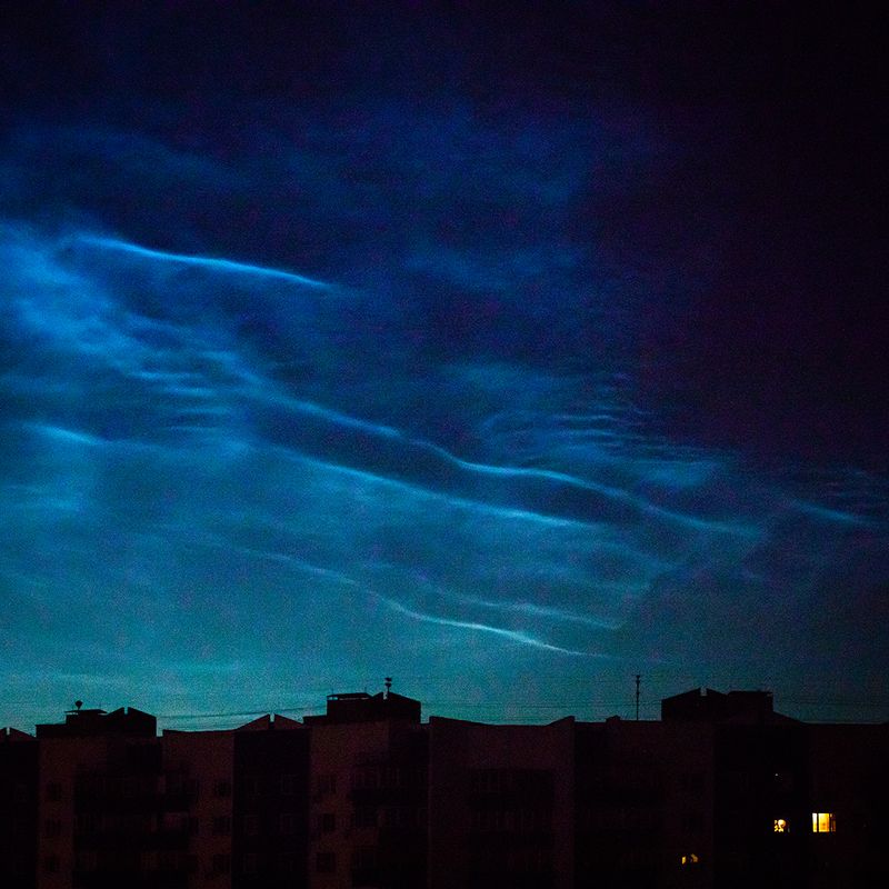 Серебристые облака. photo preview