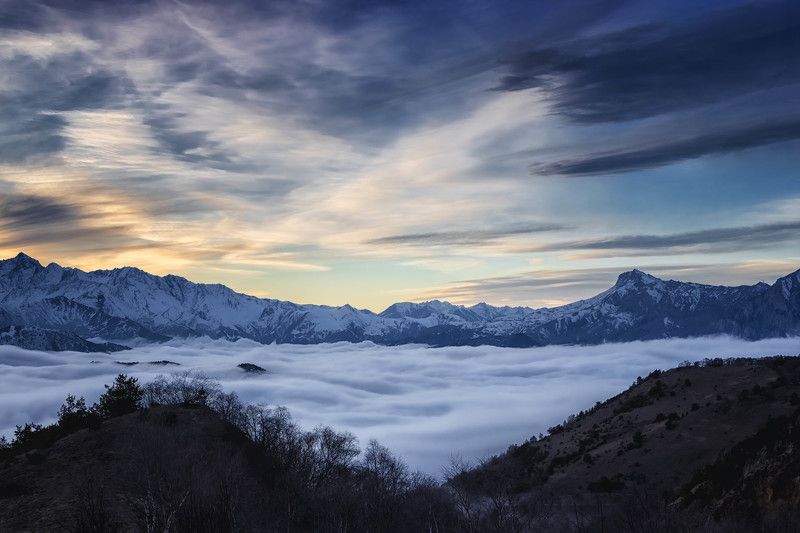 Вечер в горахphoto preview