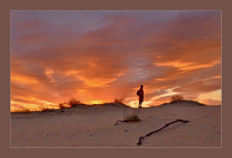 закат, вечер, небо Вновь закат разметался пожаром...photo preview