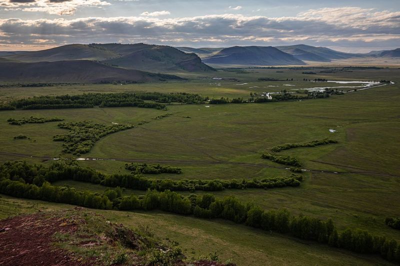 Саяны, заповедник Сундуки, пейзаж, весна,  photo preview