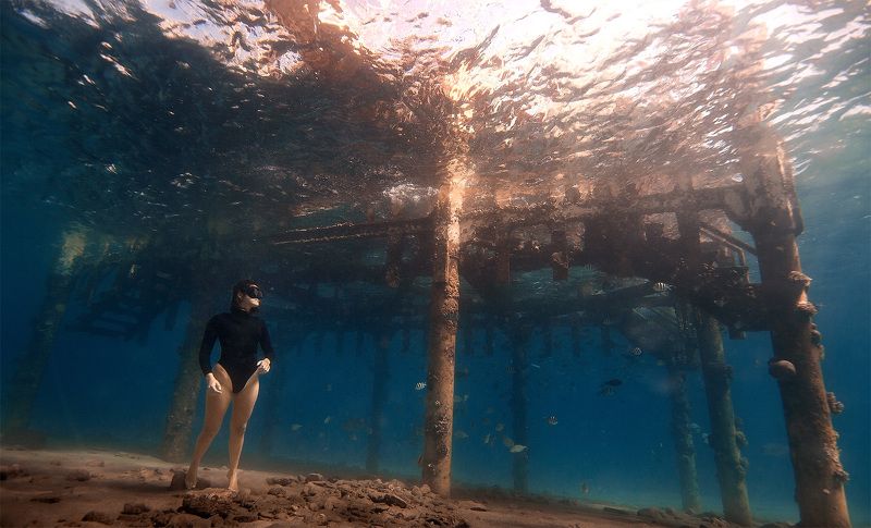 underwater, girl, woman, freediving, freediver, israel, eiltat, freedom, quite Lihphoto preview