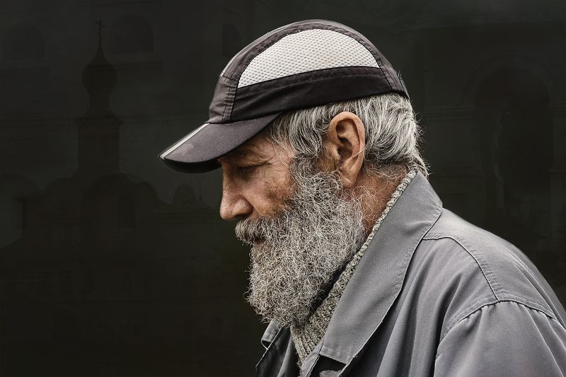 мужской, портрет, мужчина, лицо, борода Монастырский привратникphoto preview