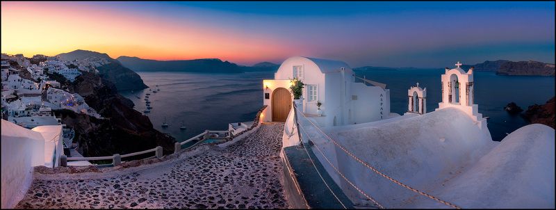 greece, santorini, alex gubski, ocean, sunrise Sunrise in Santoriniphoto preview