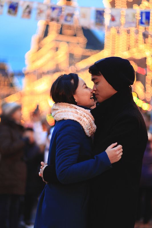 портрет, москва, красная площадь, карусель, пара, он, она Прогулка по Красной площадиphoto preview