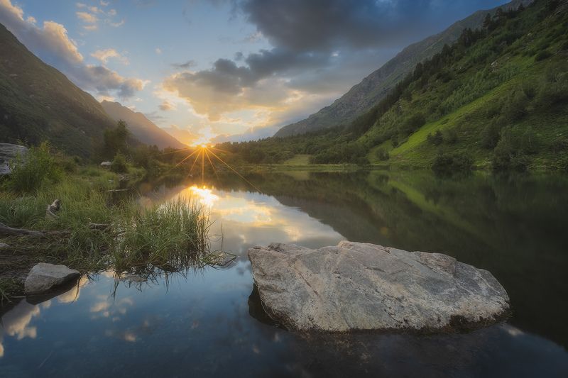домбай, теберда, тебердинский заповедник, Озеро Туманлы-Кельphoto preview