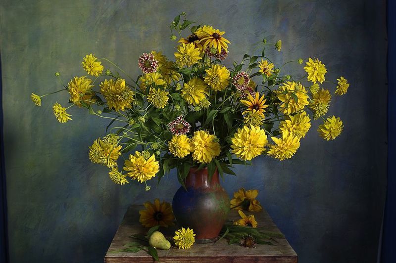 натюрморт, вера павлухина, золотые шары Золотые шары бабушки Вариphoto preview