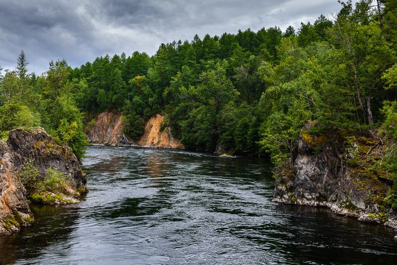природа камчатского края ,дорога на эссо,река быстрая ...photo preview