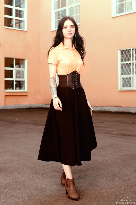 новый театр, девушка, корсет, платье, образ Парящаяphoto preview