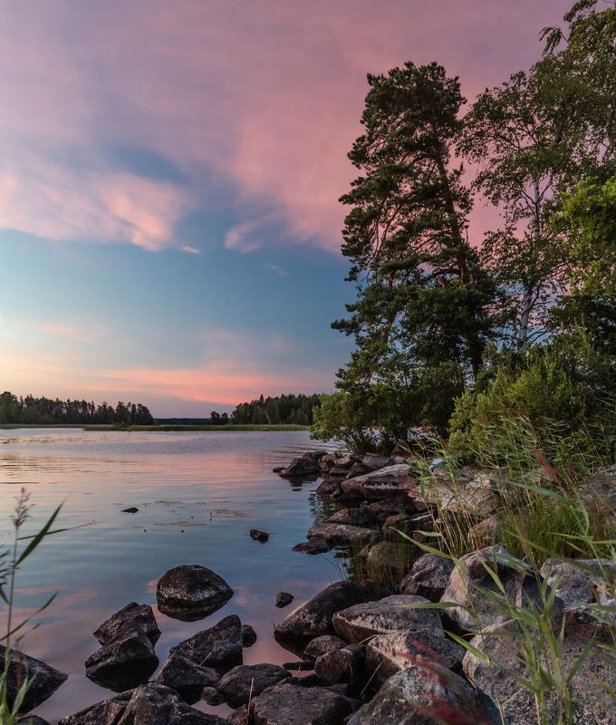 Вуокса, Ленобласть, Карелия Каменистый берегphoto preview