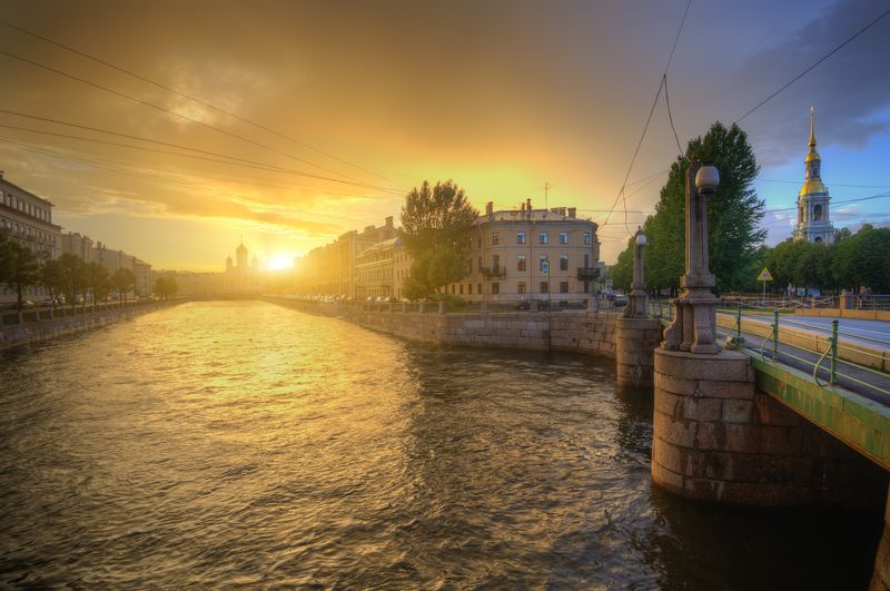 закат на семимостье...photo preview