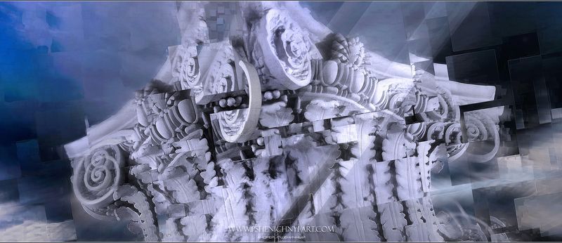 архитектура, пространство, капитель, абстракция, трансформация, классика, гармония, элемент, концепция Капитель. Преломлениеphoto preview