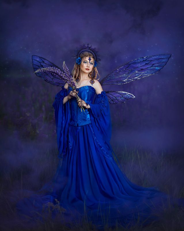 Фотограф Юлия Дюдина, Фотограф Нижний Новгород, арт фотограф,  волшебная фотосессия, фотосессия фея, фотосессия люпины photo preview