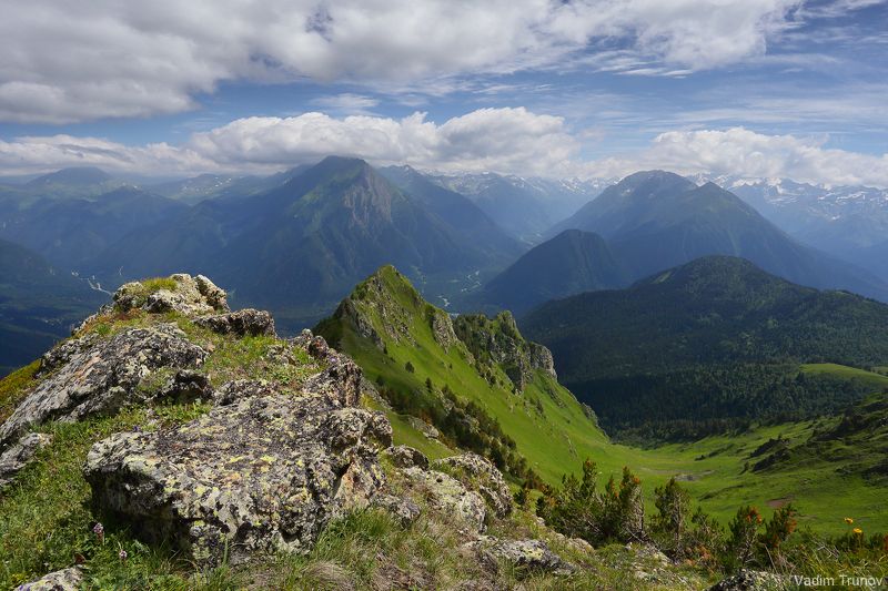 архыз, кчр,  кавказ В горах Кавказаphoto preview