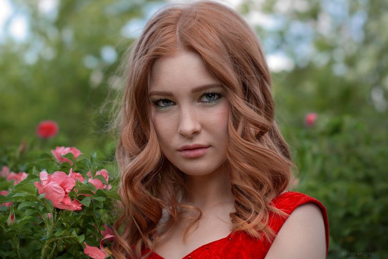 portrait, red, red hair, beauty, girl, model, summer, cute Tatyanaphoto preview