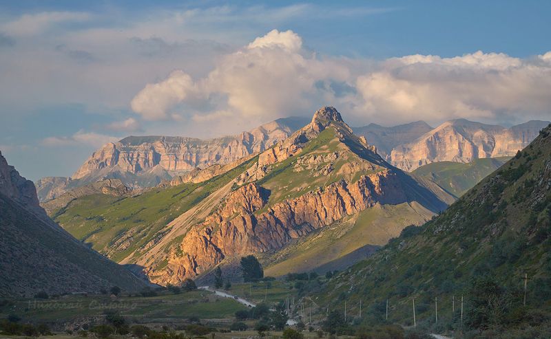 кавказ горы закат *** фото превью