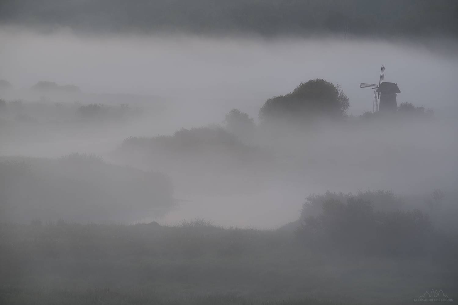Утро в Пушкинских горах. Автор: Чехонин Александр , Чехонин Александр