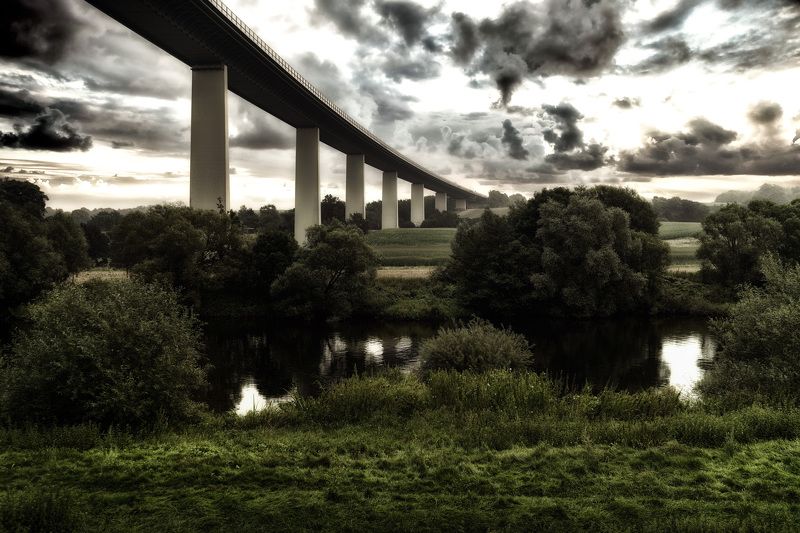 мост, пейзаж, небо МОСТЫ ГЕРМАНИИphoto preview