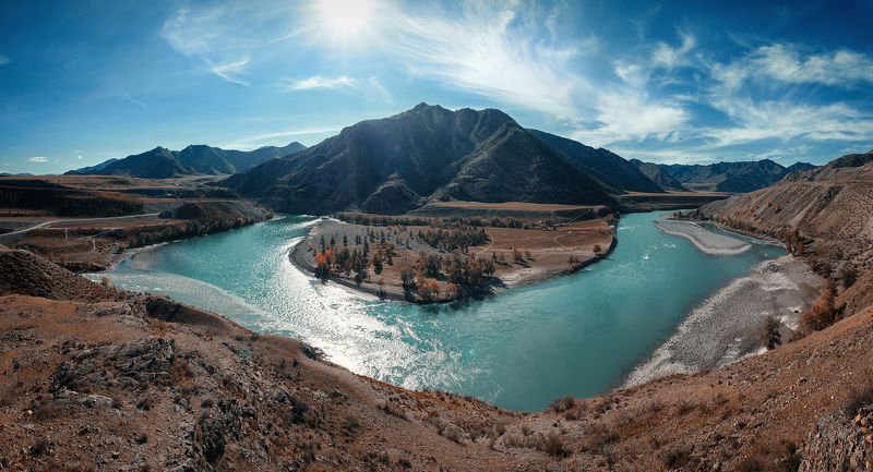 Бирюза под солнцем осениphoto preview