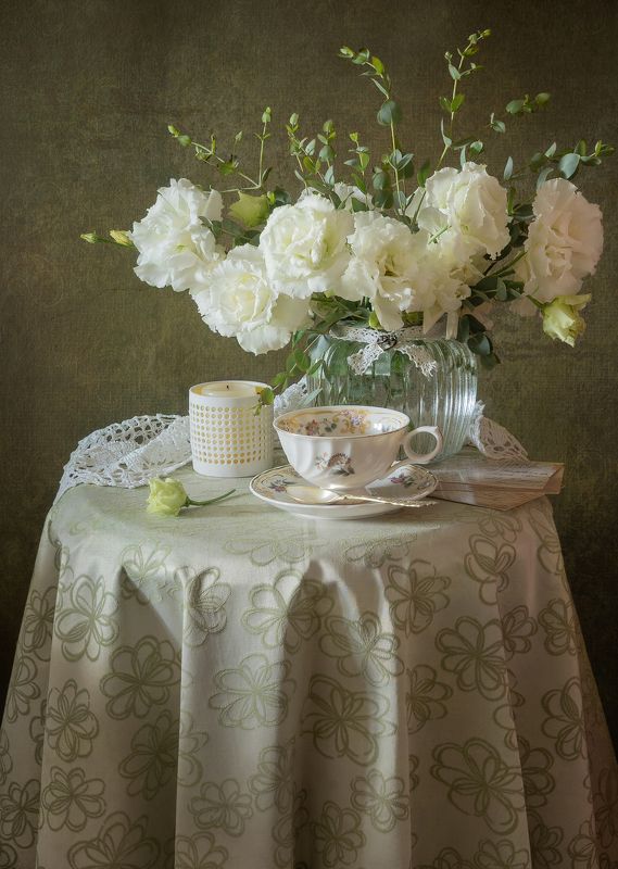 Букет нежных эустом.photo preview