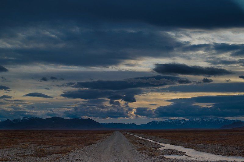 дорога, путь, тундра Ближе к горамphoto preview