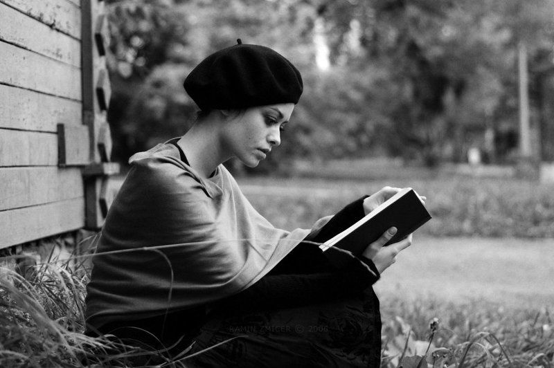 портрет, чб, осень, девушка, ключевые слова one more Evora\'s dayphoto preview