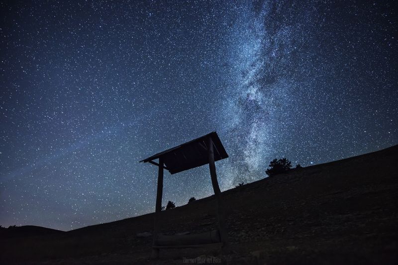 Astrophotography, Forgotten, Galaxy, Milky way, Night landscape, Night sky Демир-Капу....photo preview