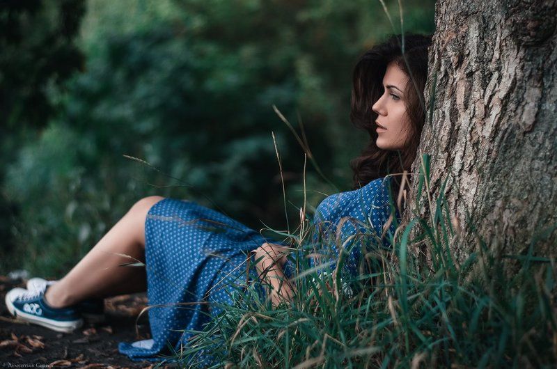 beautiful, girl, nikon, photo, photography, photoshop, portrait, sergeydementev, девушка, лес, настроение, поле, портрет девушки, сергей дементьев, смоленск Елена - лента в волосахphoto preview
