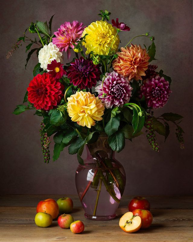 Dahlias and Applesphoto preview