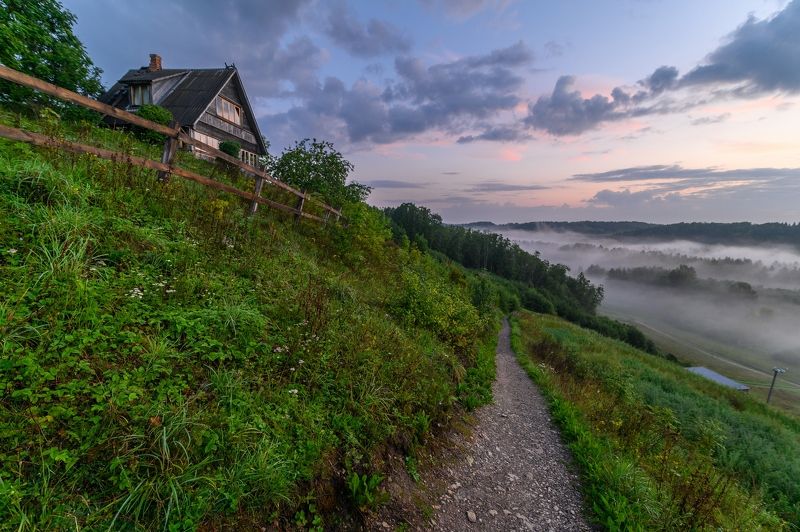 псков, пейзаж, Утро в Мальскойphoto preview