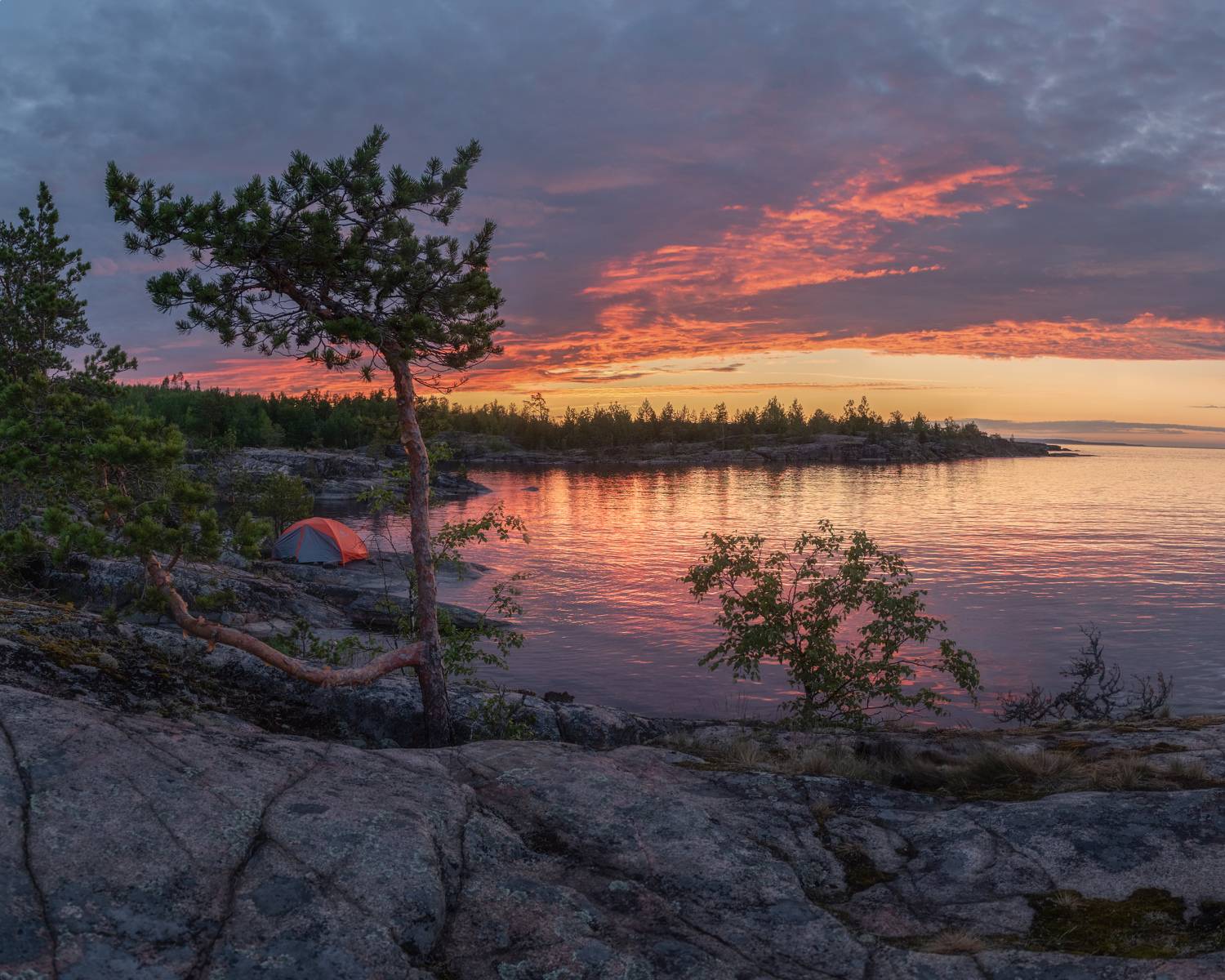 Рассвет на острове Тимонсаари. Автор: Широбоков Михаил ладога, шхеры, карелия, ладожскиешхеры, Широбоков Михаил