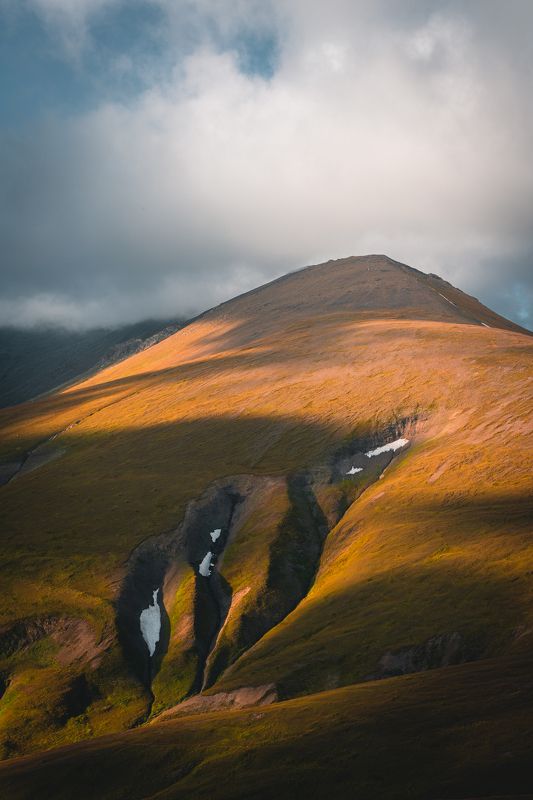 mountains, ossetia, sundown, outdoor, travel, landscape, long exposure, hiking Mamison gorge in North Ossetiaphoto preview