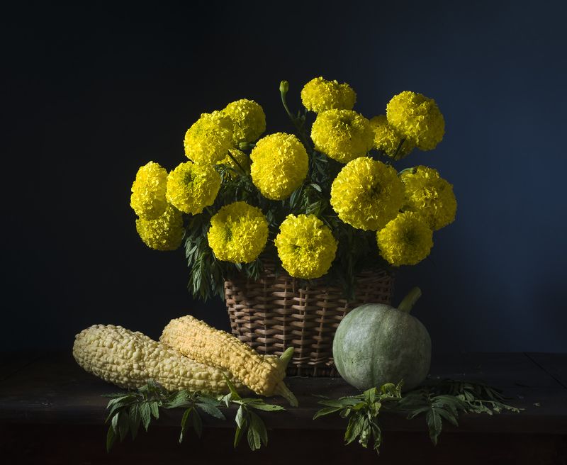 Букет бархатцев.photo preview