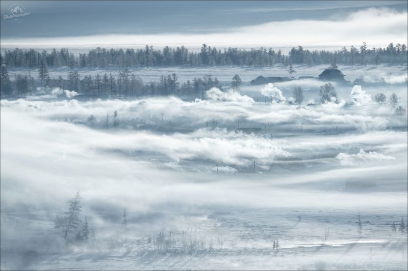 алтай, курайская степь, фототур на алтай, курай, зима, phototravel.pro, фототуры по россии, горный алтай Когда в Курае топят печи ..photo preview