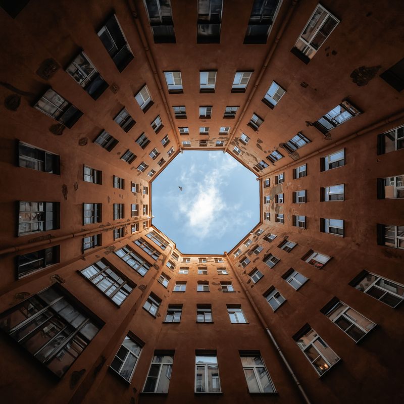 двор-восьмиугольник, санкт петербург, спб, двор-колодец Двор-восьмиугольникphoto preview