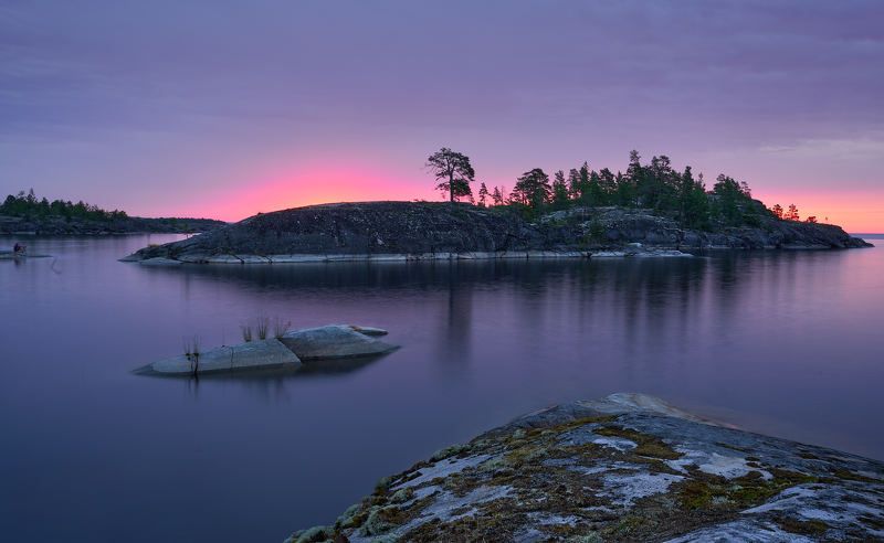 ладога, шхеры, утро, восход Ладога. Утро. фото превью