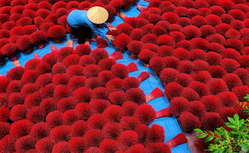 Red patternphoto preview