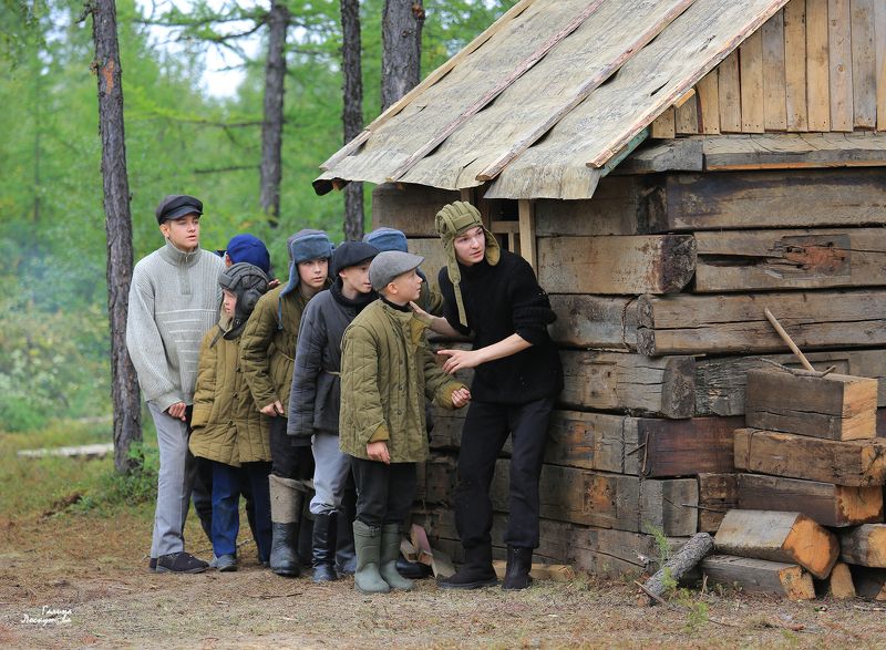 реконструкция, великая отечественная война, бойцы, пацаны, подростки, фрицы Реконструкция \