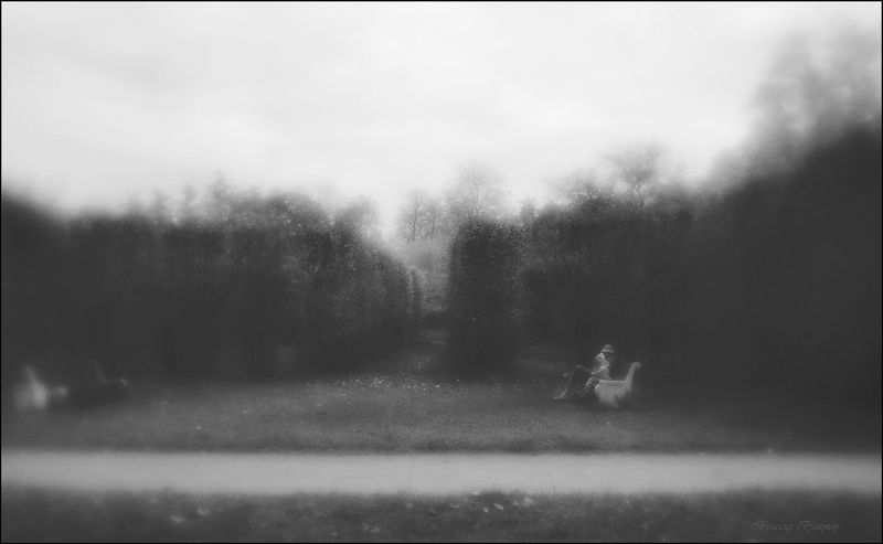 монокль, монокль из индустара-50, manuallens, photoart, monocle В тишине парка фото превью