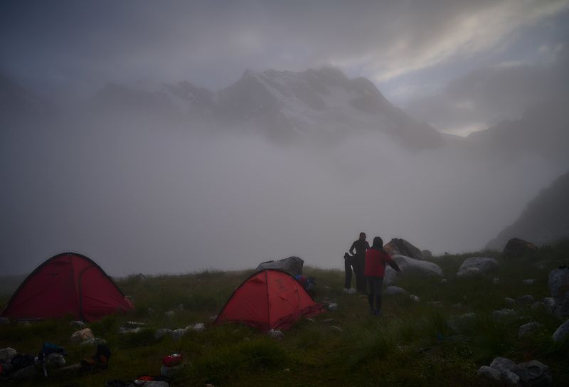 Утро на Местийских ночевках.photo preview