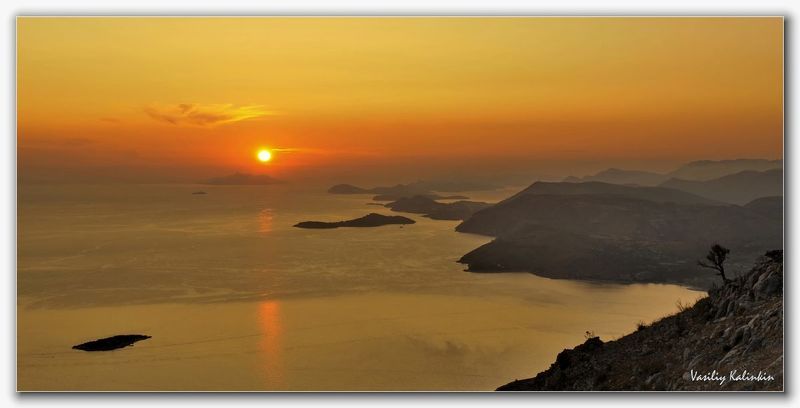 Адриатика. Закат. (Хорватия)photo preview