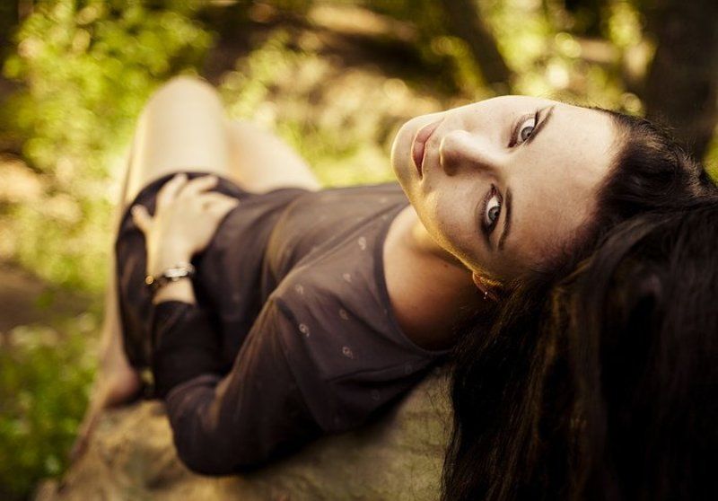 девушка, , , брызги, , , волосы, , , глаза, , , вода Frau Ninaphoto preview