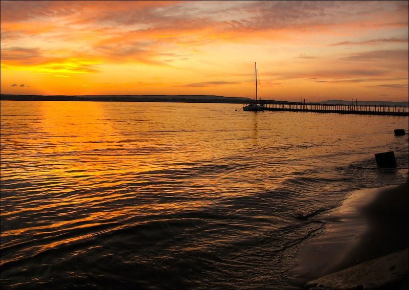 пейзаж, волга, закат Вечер на Волгеphoto preview