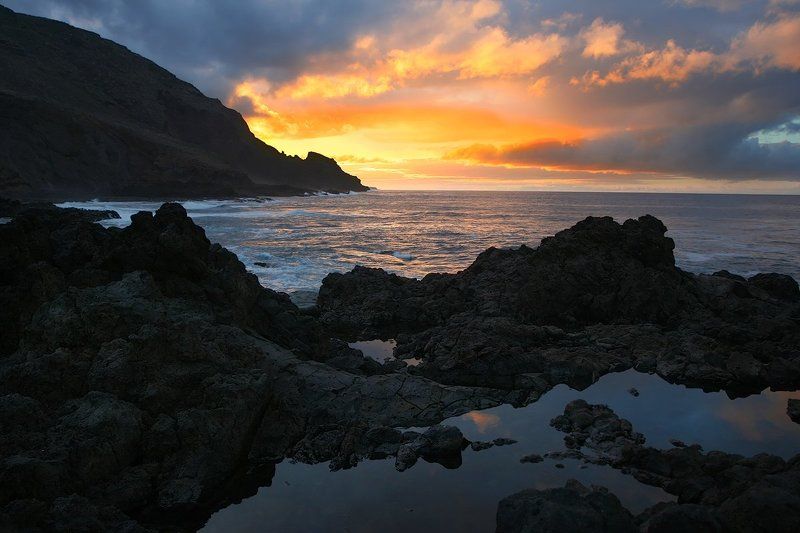 атлантика, канарские острова тихая бухтаphoto preview