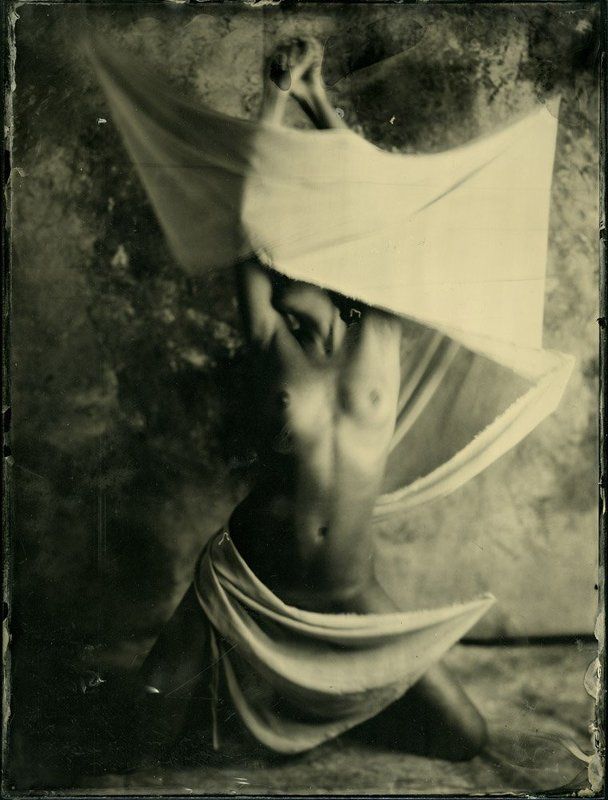 nude, амбротип,  18х24,   мокрый коллодий. Ambrotype, 18x24photo preview